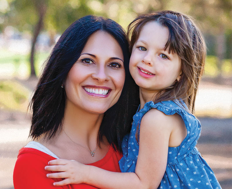 mother and daughter